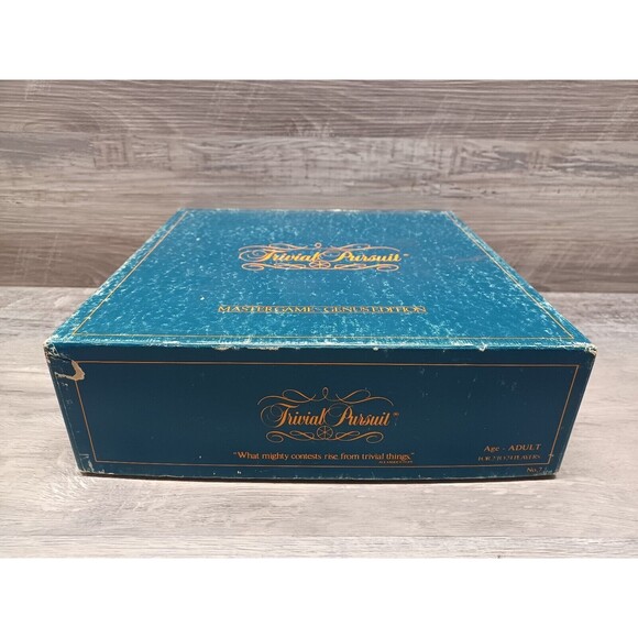 Trivial Pursuit Master Game-Genus Edition Original Vintage 1981 - Picture 2 of 10